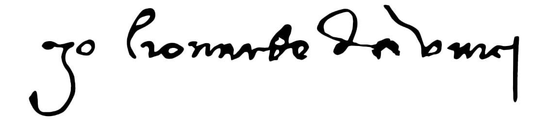 firma autografa di L. da Vinci